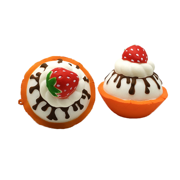 High Quality Hot Sale Slow Rising Pu Toy Cup Cake Squishies Release Stress Toys